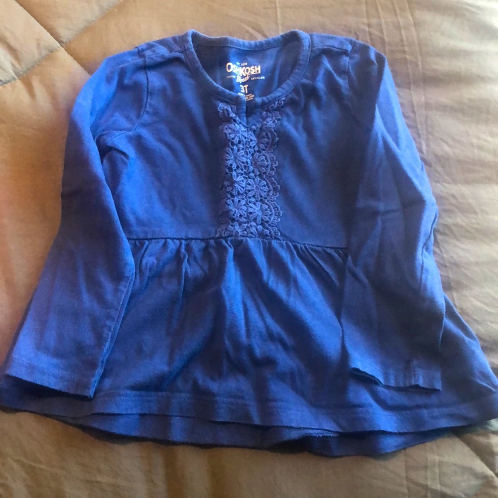 Lot of long sleeved 3T girls shirts